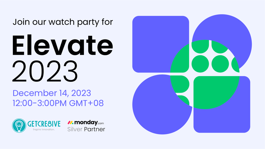 Elevate23 Watch Party Poster